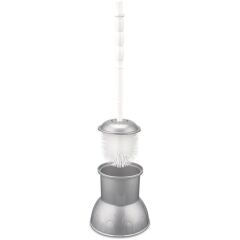 Omnisoft FLR F042 Plastik Lüks Klozet Wc Fırçası Gri