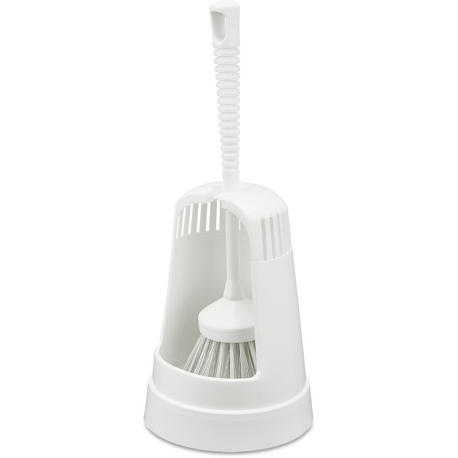 Omnisoft FLR F026 Plastik Klasik Wc Klozet Tuvalet Fırçası Beyaz
