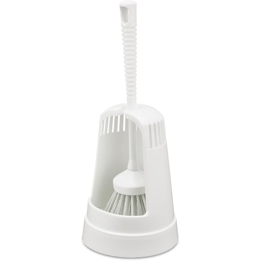 Omnisoft FLR F026 Plastik Klasik Wc Klozet Tuvalet Fırçası Beyaz