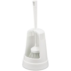 Omnisoft FLR F026 Plastik Klasik Wc Klozet Tuvalet Fırçası Beyaz