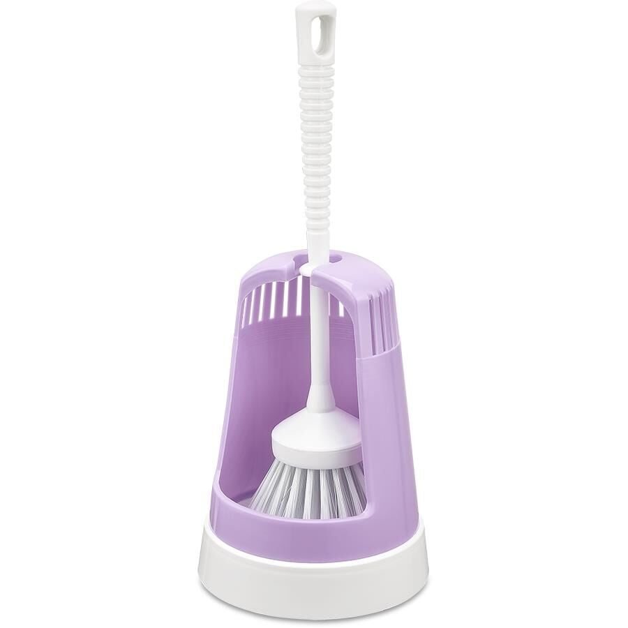 Omnisoft FLR F026 Plastik Klasik Wc Klozet Tuvalet Fırçası Mor