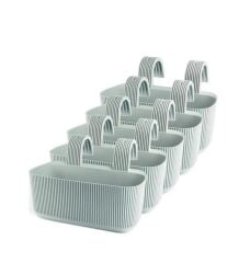 Omnipazar KRS-249 Plastik Pera Askılı Balkon Saksı 3.2 Lt Yeşil 5 Adet