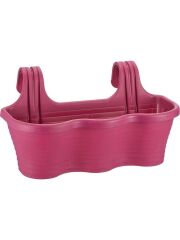 Omnipazar SO-TOM5 Tombik Askılı Balkon Saksı 10 Lt Vişne 6 Adet