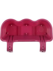 Omnipazar SO-TOM5 Tombik Askılı Balkon Saksı 10 Lt Vişne 6 Adet