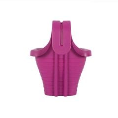 Omnipazar SO-TOM3 Tombik Askılı Balkon Saksı 3 Litre No: 3 Vişne (102)