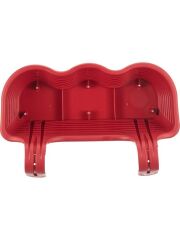 Omnipazar SO-TOM5 Tombik Askılı Balkon Saksı 10 Lt Kırmızı 6 Adet