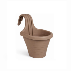 Omnipazar SO-TOM3 Tombik Askılı Balkon Saksı 3 Litre No: 3 Mocha