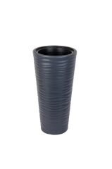 Omnipazar SO-KVT2 Kumsal Vazo Saksı Takımı 9 Litre No 2 Antrasit (116)