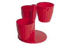 Omnipazar SO-DNC1 Dönence Standlı 3'lü Saksı Takımı No 1