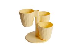 Omnipazar SO-DNC1 Dönence Standlı 3'lü Saksı Takımı No 1