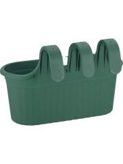 Omnipazar SO-TOM2 Tombik Askılı Balkon Saksı 6.5 Lt Yeşil 6 Adet