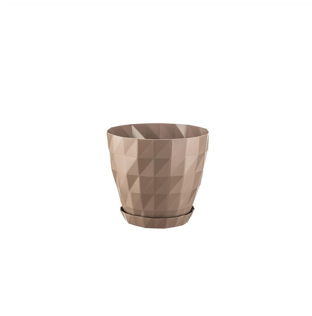 Omnipazar SO-KRT2 Dekoratif Kristal Saksı Takımı 1.15 Litre No 2 Mocha