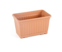 Omnipazar SO-KMB1 Kemer Balkon Saksı 6 Litre No 1 Kiremit (108)