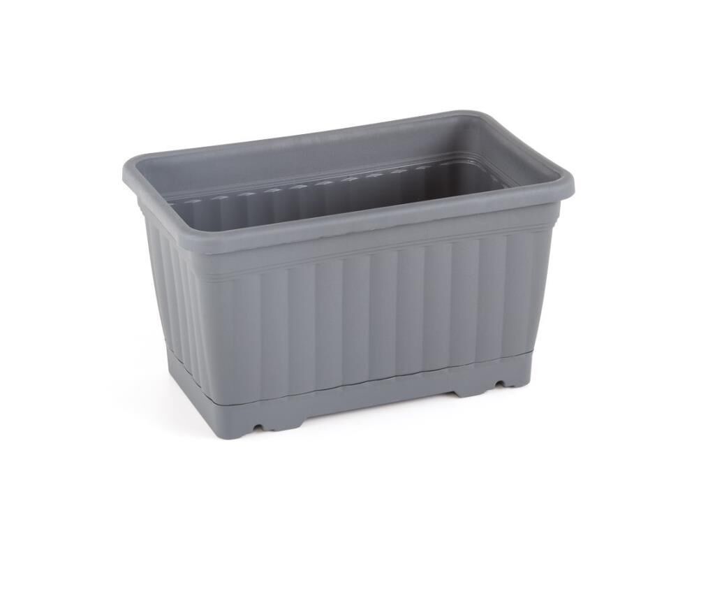 Omnipazar SO-KMB1 Kemer Balkon Saksı 6 Litre No 1 Antrasit (116)