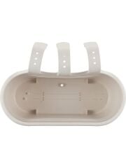 Omnipazar SO-TOM2 Tombik Askılı Balkon Saksı 6.5 Lt Kirli Beyaz 3 Adet