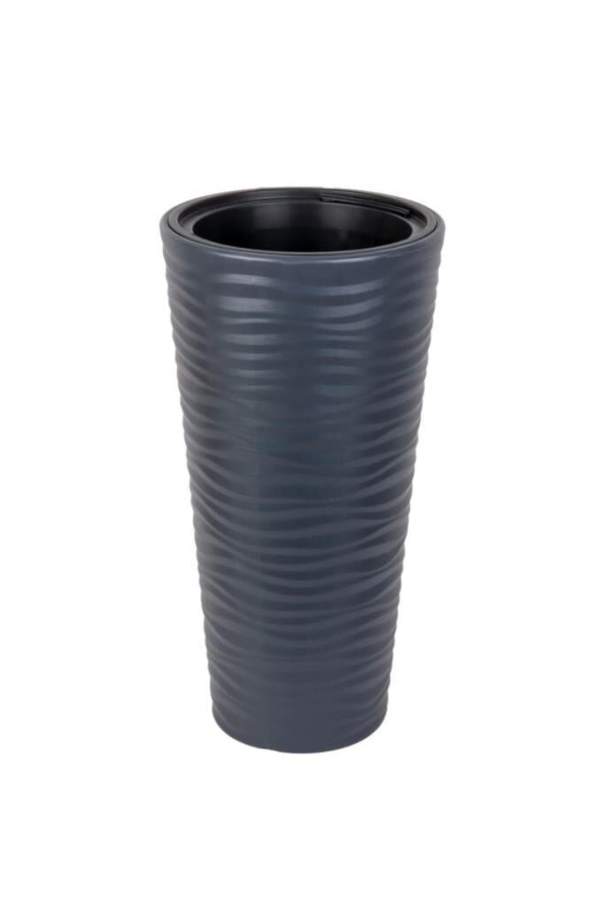 Omnipazar SO-KVT3 Kumsal Vazo Saksı Takımı 13,7 Litre No 3 Antrasit (116)