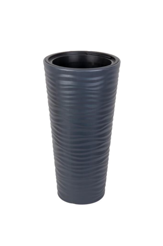 Omnipazar SO-KVT3 Kumsal Vazo Saksı Takımı 13,7 Litre No 3 Antrasit (116)
