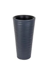 Omnipazar SO-KVT3 Kumsal Vazo Saksı Takımı 13,7 Litre No 3 Antrasit (116)