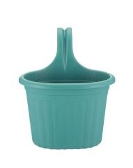 Omnipazar SO-TOM1 Tombik Askılı Balkon Saksı 3 lt Yeşil 6 Adet