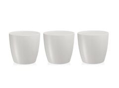 Omnipazar SO-YK05 Yakut Saksı Takımı Separetörlü 22 Lt 3 Adet Kirli Beyaz