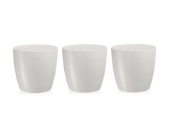 Omnipazar SO-YK05 Yakut Saksı Takımı Separetörlü 22 Lt 3 Adet Kirli Beyaz