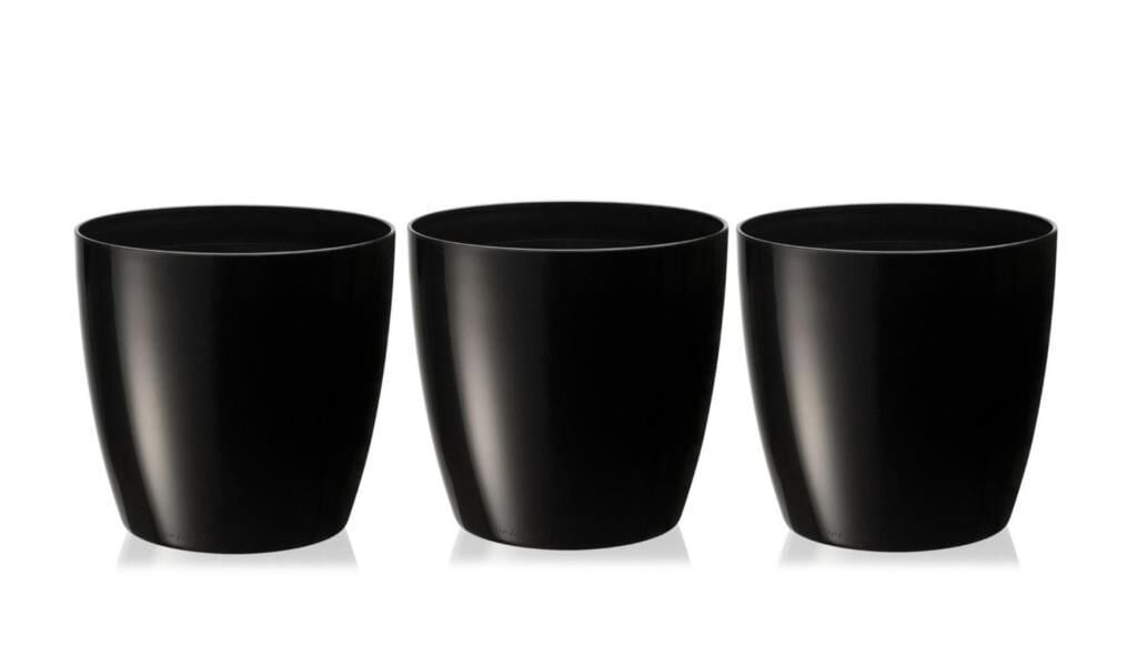 Omnipazar SO-YK06 Yakut Saksı Takımı Separetörlü 33 Litre Siyah 3 Adet