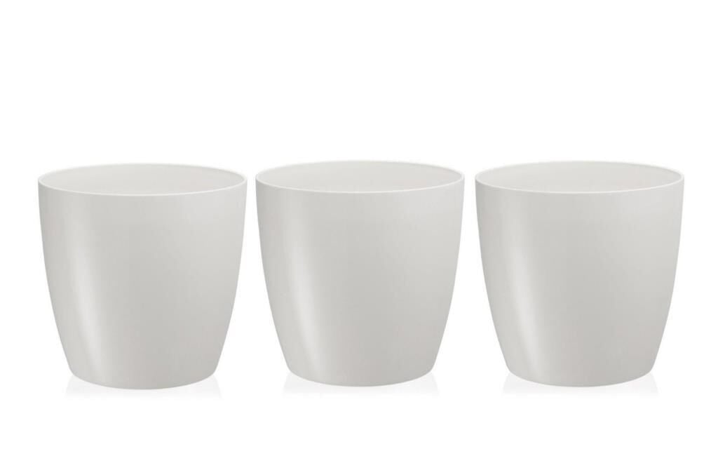 Omnipazar SO-YK07 Yakut Saksı Takımı Separetörlü 66 Litre Kirli Beyaz 3 Adet