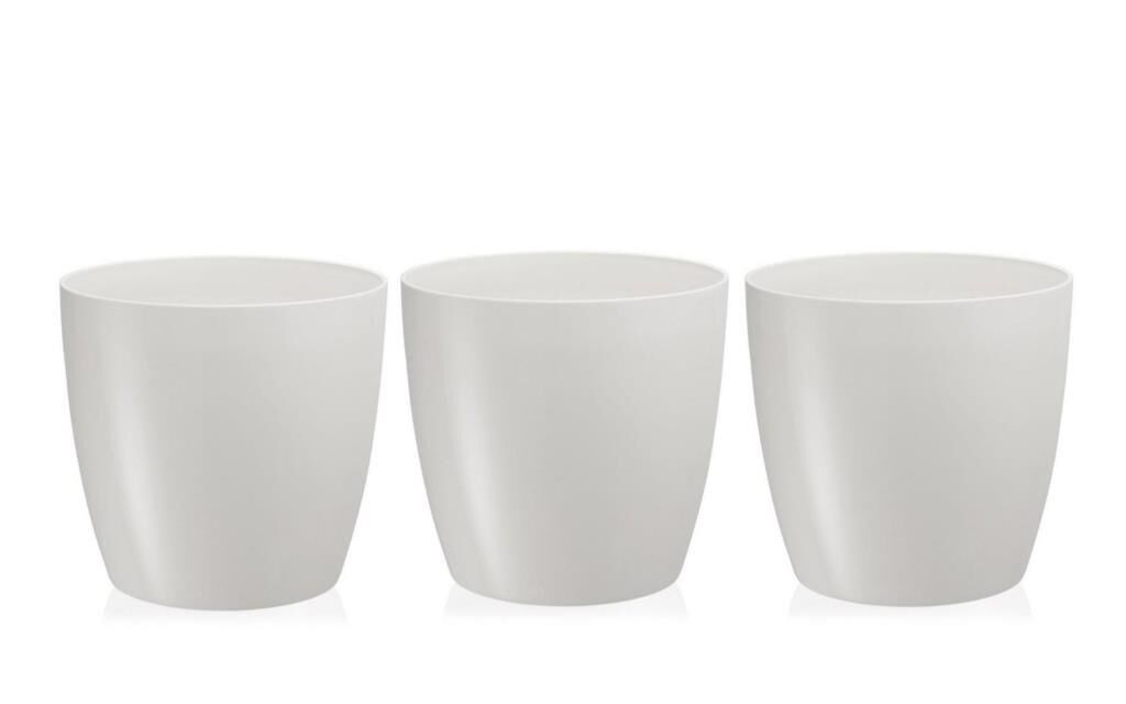 Omnipazar SO-YK07 Yakut Saksı Takımı Separetörlü 66 Litre Kirli Beyaz 3 Adet