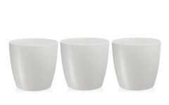 Omnipazar SO-YK07 Yakut Saksı Takımı Separetörlü 66 Litre Kirli Beyaz 3 Adet