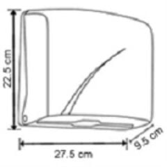 Omnipazar Vialli K1T Z Katlı Kağıt Havlu Dispenseri Şeffaf 200' lü