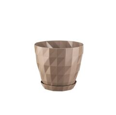 Omnipazar SO-KRT5 Dekoratif Kristal Saksı Takımı 6 Litre No 5 Mocha