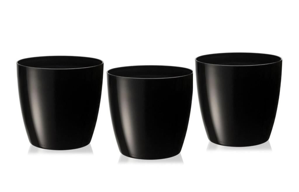 Omnipazar SO-YK07 Yakut Saksı Takımı Separetörlü 66 Litre Siyah 3 Adet