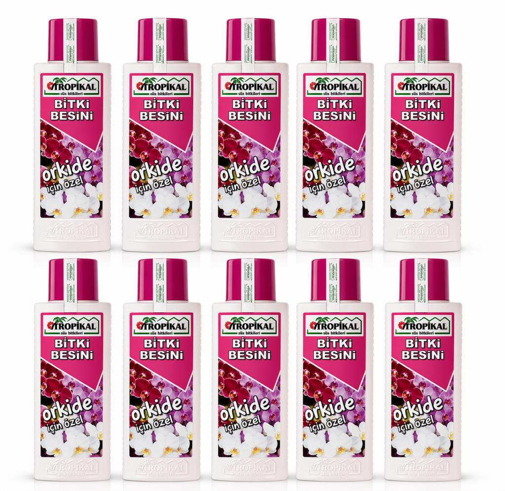 Omnipazar OZN-Tropikal Özel Sıvı Orkide Bitki Besini 10 x 225 ml