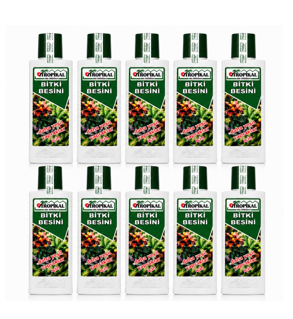 OZN-Tropikal Daha Yeşil Yapraklar İçin Bitki Besini 10 x 225 ml