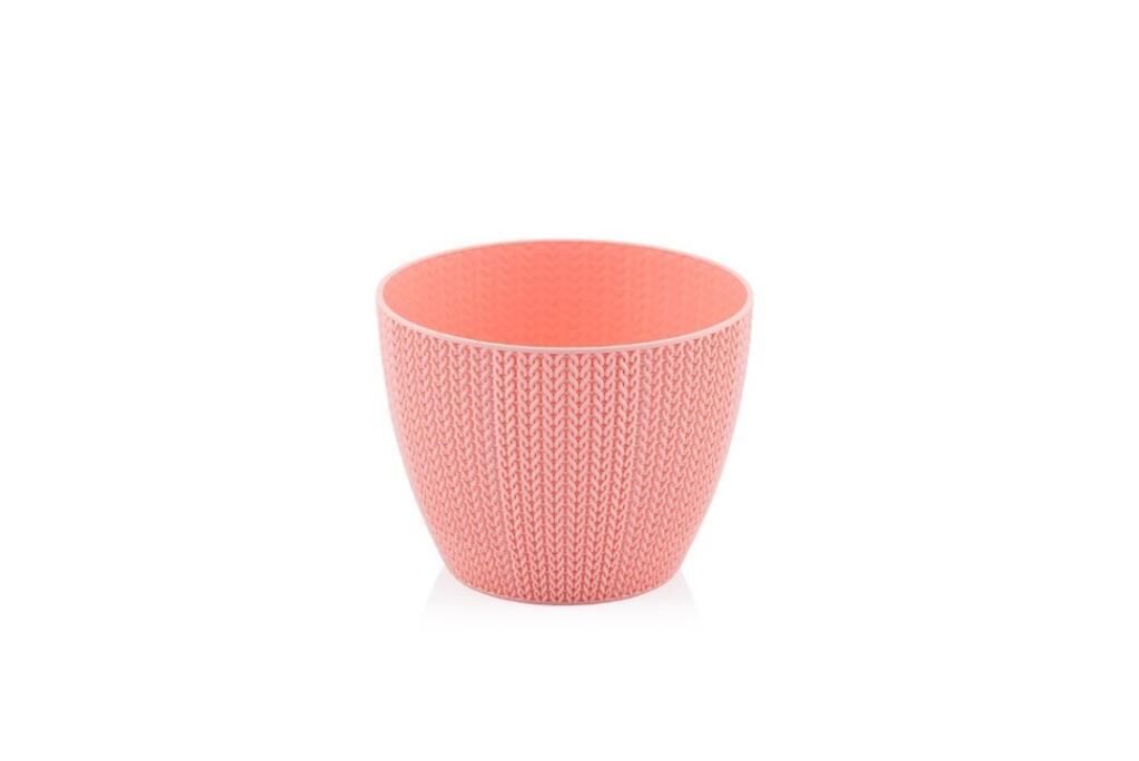 Omnipazar SO-SML1 Sümela Saksı 0,5 litre No 1 Pudra Pembe (121)