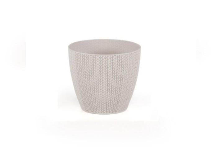 Omnipazar SO-SML3  Sümela Saksı 2,5 litre No 3 Kirli Beyaz (113)