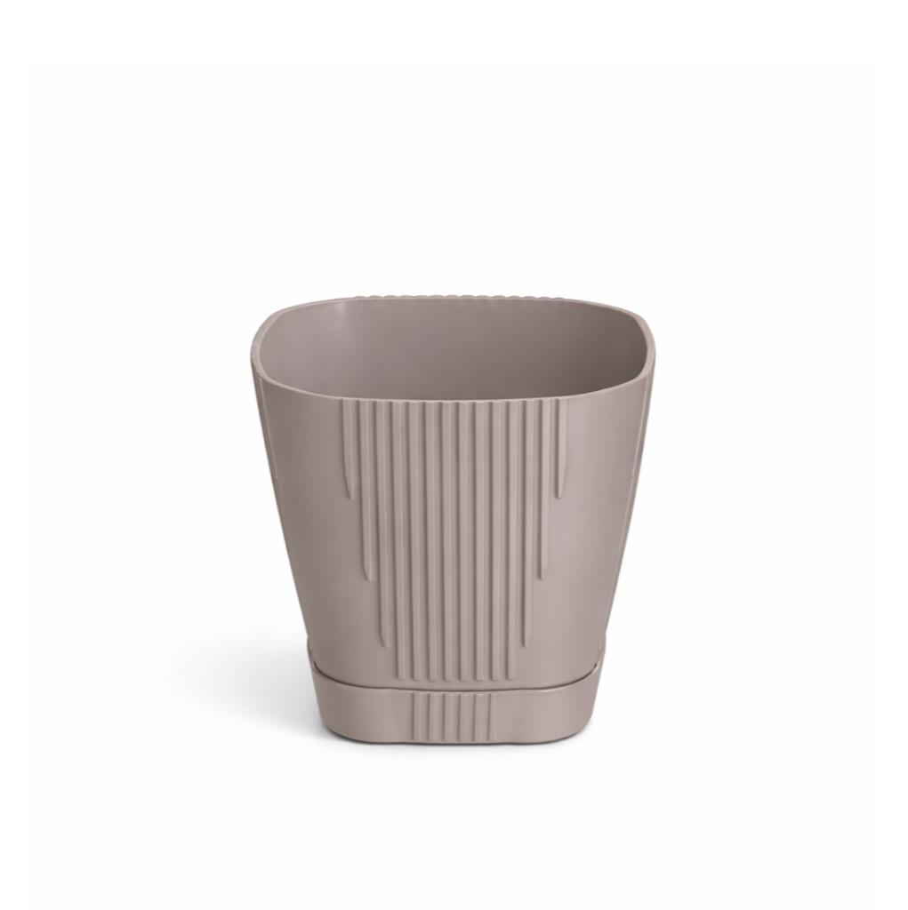 Omnipazar SO-ZB03 Zambak Dekoratif Plastik Saksı 3.4 Litre No:3 Mocha