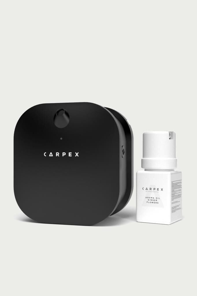 Carpex Difüzör Micro Koku Makinesi Siyah + 50 ml Koku Kartuşu Ginger Flowers