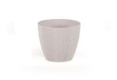 Omnipazar SO-SML4  Sümela Saksı 5 litre No 4 Kirli Beyaz (113)