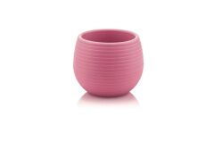 Omnipazar SO-ES03 Elvan Kaktüs Saksı 0,55 Litre No 3 Pudra Pembe (121)