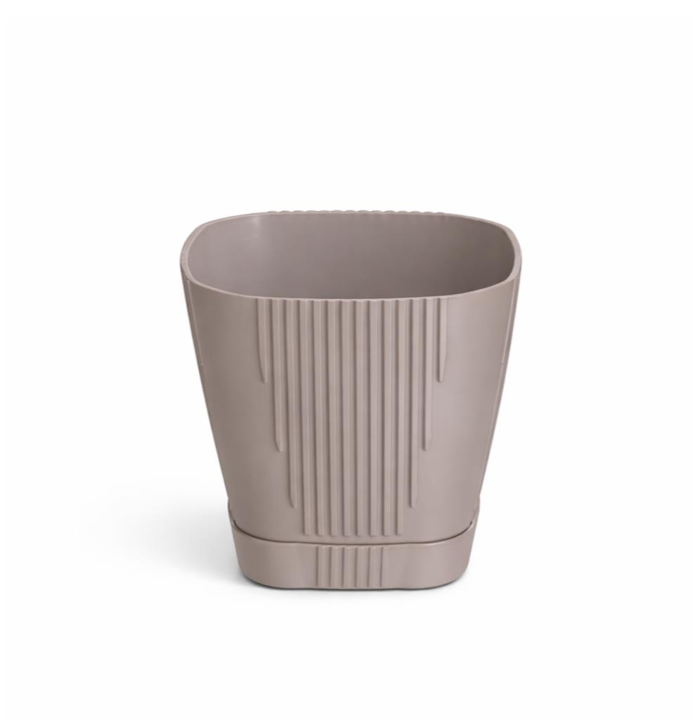 Omnipazar SO-ZB04 Zambak Dekoratif Plastik Saksı 5.6 Litre No:4 Mocha