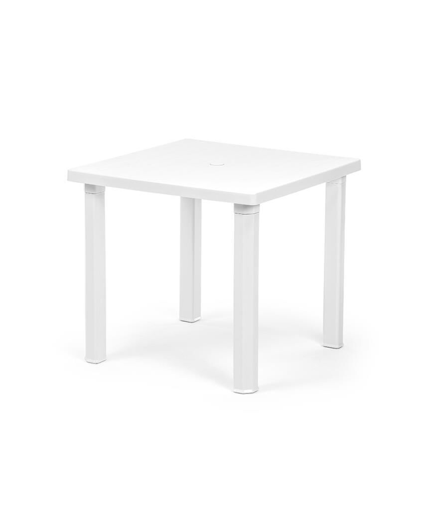 Omnipazar SY-2570 Beyaz Kare Plastik Masa 80 cm