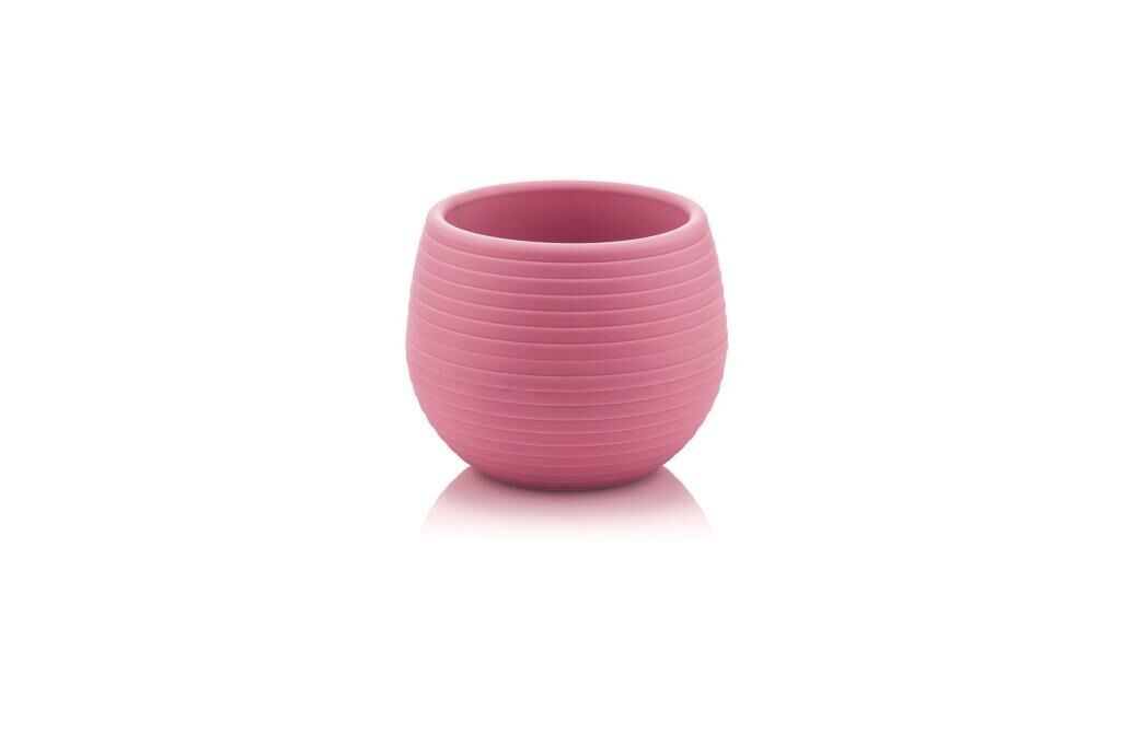 Omnipazar SO-ES01 Elvan Kaktüs Saksı 0,13 Litre No 1 Pudra Pembe (121)