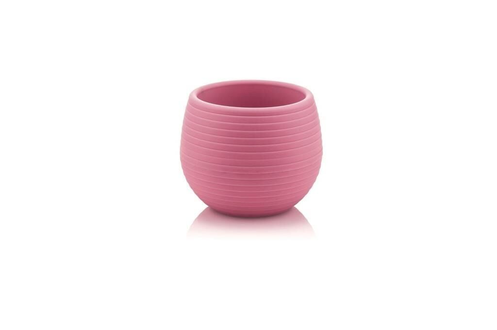 Omnipazar SO-ES01 Elvan Kaktüs Saksı 0,13 Litre No 1 Pudra Pembe (121)