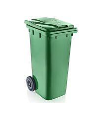 Omnipazar SY-6505 Tekerlekli Kapaklı Plastik Çöp Konteyneri 120 lt