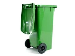 Omnipazar SY-6505 Tekerlekli Kapaklı Plastik Çöp Konteyneri 120 lt