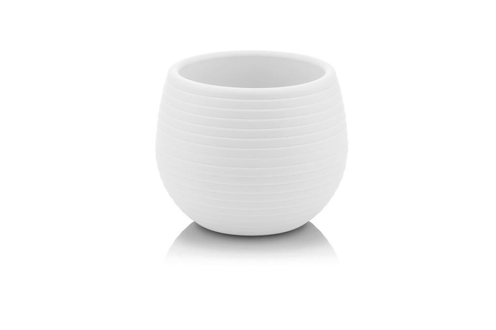 Omnipazar SO-ES05 Elvan Kaktüs Saksı 1,3 Litre No 5 Beyaz (01001)