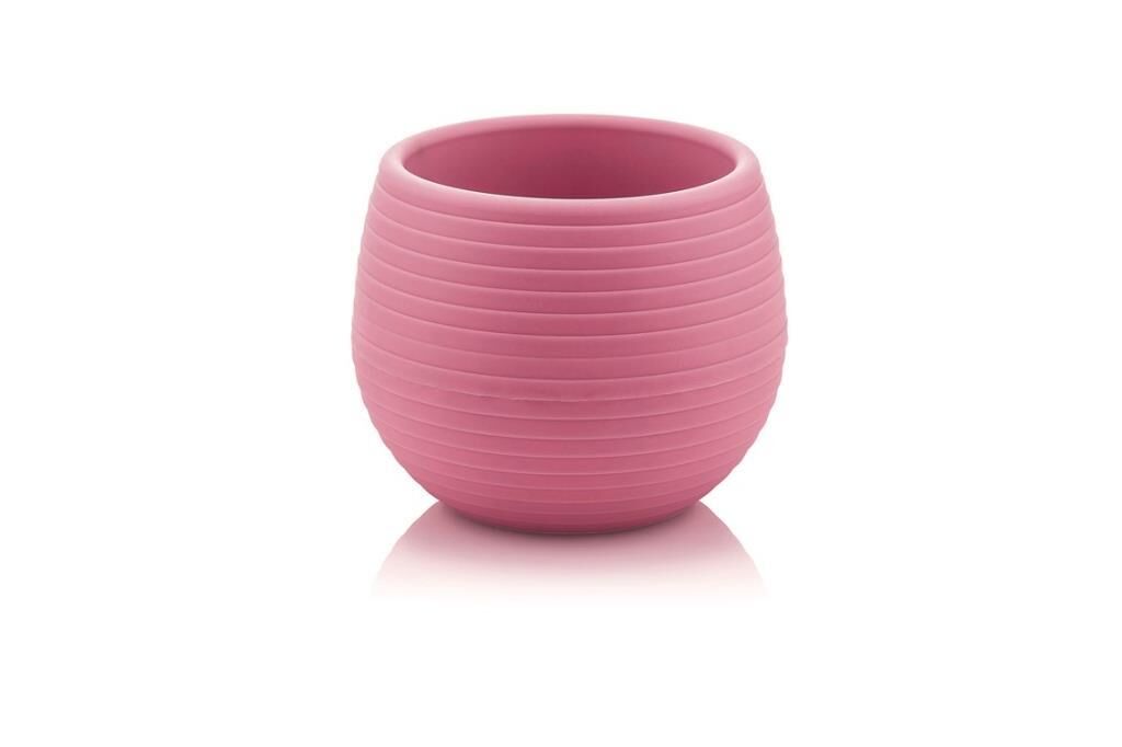Omnipazar SO-ES05 Elvan Kaktüs Saksı 1,3 Litre No 5 Pudra Pembe (121)