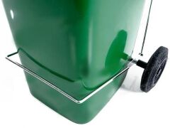 Omnipazar SY-6507 Pedallı Tekerlekli Kapaklı Plastik Çöp Konteyneri 120 lt