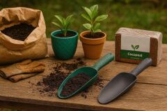 Omnipazar SO-ML01 Botanik Plastik Mala Kürek Antrasit 6 Adet